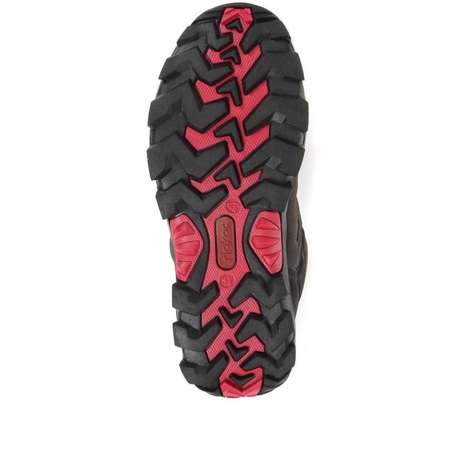 Rieker Wanderstiefelette Grau Multi