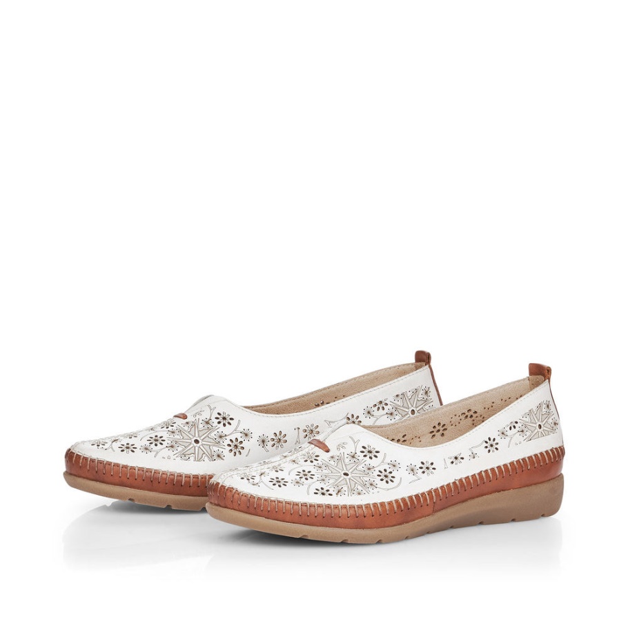 Rieker D1931 Malea Weiß