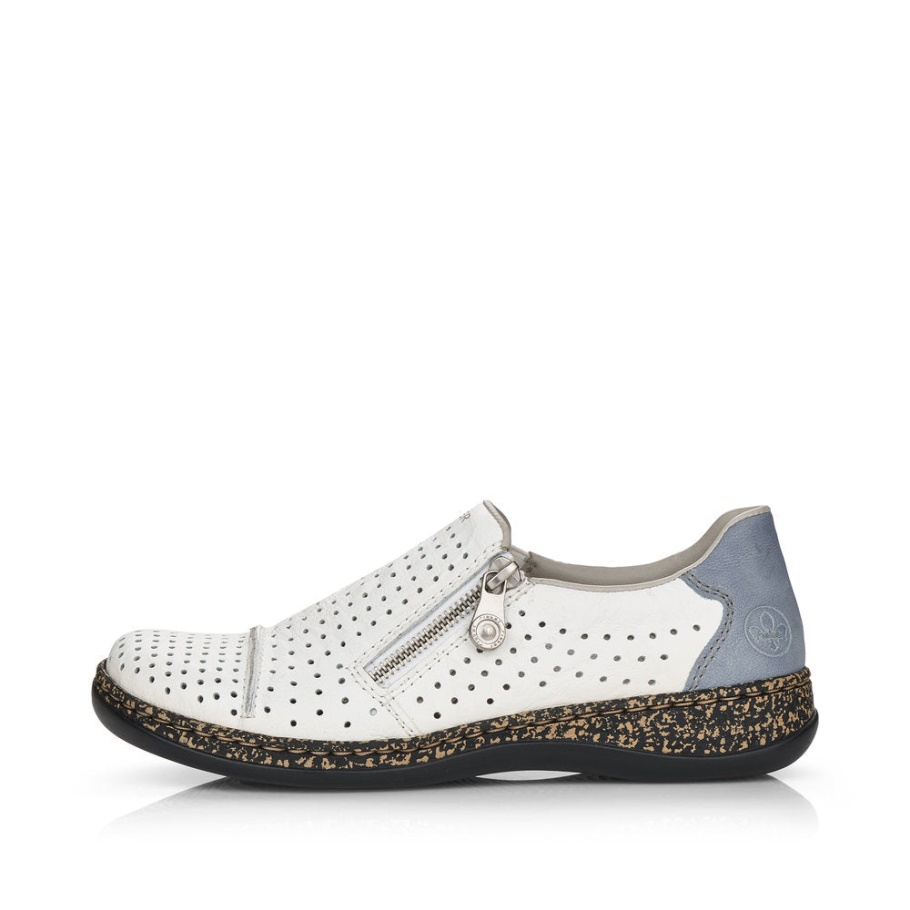 Rieker Weiss 46353 Gänseblümchen