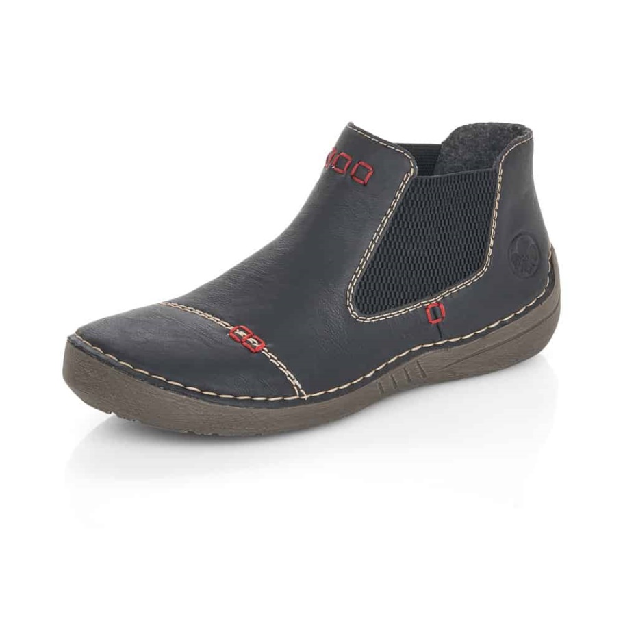 Rieker |52590-01 Schwarz