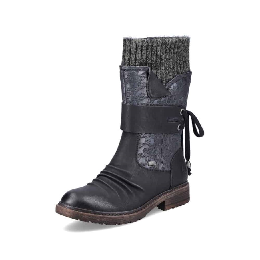 Rieker |94783-00 Schwarz